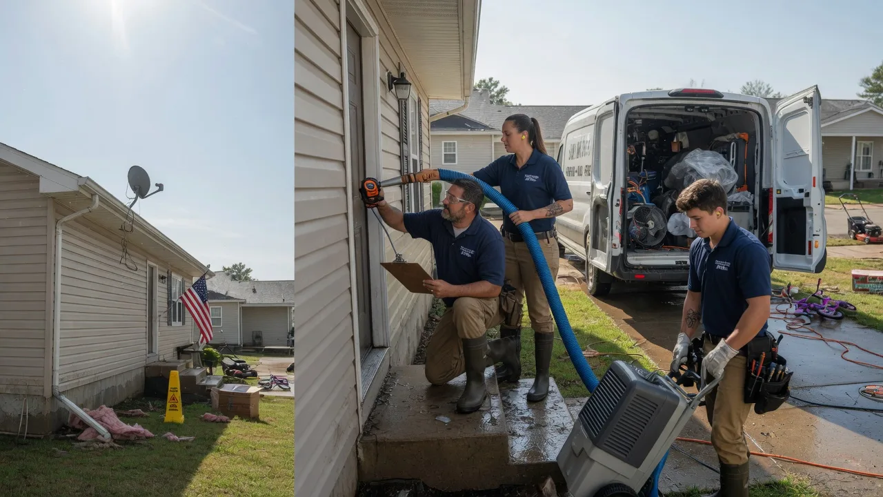 Ceiling Water Damage Restoration in Martin, ND near me